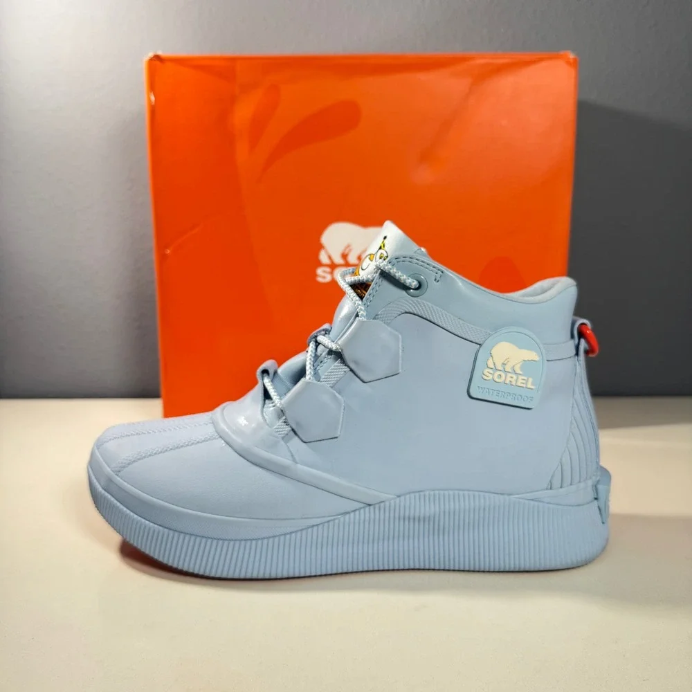 Sorel Out N About IV Splashy Arctic Blue Waterproof‎ Boots Limited Edition 11